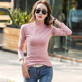 slim fit tshirt femme cotton tee shirt camisas mujer 2021 t-shirt thicken t shirt long sleeve tops womens