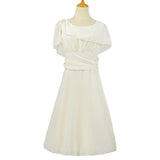 Popular Style Chiffon Large-Size Dress Medium-Length A-Shaped Dress Looks