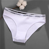 Women's Cotton Briefs Sexy Underwear Women's Panties Female Underpants Fashion Ladies Lingerie Solid Colors