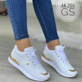 New Large-Size Sports Shoes Are In Stock Before The Autumn And Winter Style Of 2023 Tied With Plaid And Thick