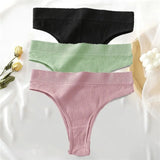New Seamless Women's Panties Set High Waisted Thongs Woman Comfortable Women's Cotton Briefs Sexy Underpants For