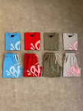 Aesthetic High Street Hip-Hop Printed Letter Short-Sleeved T-Shirt Shorts Men's Summer Tide Brand Leisure Sports