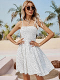 Women's Clothing Temperament Fresh And Sweet Floral High Waist Suspender Sexy Dress 2022 Spring And Summer