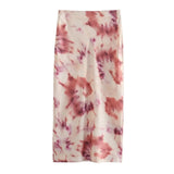 2023 Women Skirt Tie Dye Summer Long Skirts For Women Fashion 2023 High Waist Midi Skirt Vintage Elegant Women's