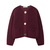 Autumn Street Shirt Fashion Cute Crochet Wool Vest Knitted Thick Knitted Vest Women's
