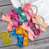 Pcs/lot Baby Nylon Headband Elastic Hair Bands For Girls Rope Turban Bows Bowknot Hairband Toddler Headwear Hair