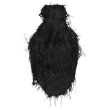 Spring New Women's Pure Hot Girl Sexy Hanging Back Light Filament Espoo Short Outer