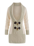 Winter Sweater Women Two Wear Sexy V-Neck Twisted Jumpers Pullovers Ladies Tops Knitted Sweaters Pull Femme