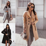 Women's Woolen Solid Color Lace-up