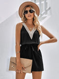 2025 New Wish Women's Casual Lace Vneck Solid Color Sleeveless