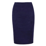 colors size S M L XL 2021 Women Winter Solid Suede Multi Package Hip Pencil Midi Skirt Autumn Winter Bodycon