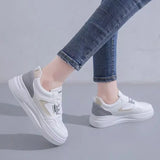 Zingj Ins Tide Base Small White Shoes Spring 2023 New Breathable Platform Women's Shoes Korean Fashion Student Board Shoes- Outfit