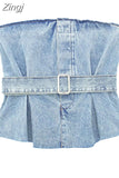 Blue Denim Shorts Women Mid-Rise Bermuda Shorts Woman Fashion Frayed Women's Jeans Shorts Casual Streetwear Summer