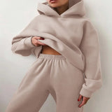 And Winter Women's Casual Fashion Thick Long-Sleeved Trousers Two