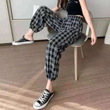 Pants Women Chic Oversize Loose Wide Leg Trousers Ins Retro Teens Harajuku Hip-hop All-match Unisex Streetwear