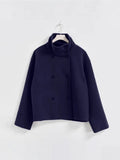 Autumn And Winter New Women's Small Casual Casual Collar Buckle Hairs Of The Short Coat
