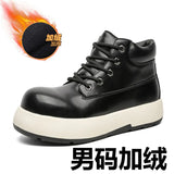 Zingj Men's Stylish Outdoor Platform Work Boots