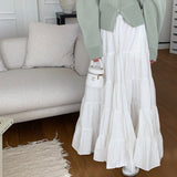 Solid Color High Waist Maxi SkirtOutfit