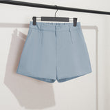 Zingj Shorts Female Summer Dress 2024 New Korean Version Of High Waist A-Word Wide Leg Pants Loose Show Thin Wear Casual