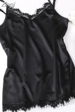 Korean Fashion Silk Women Camis Streetwear Satin Sexy Tops Lace Sleeveless White Female Tank Tops XXXL/4XL White