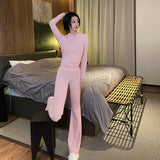 Spring New Product Casual Sports Suit Hooded Cardigan Jacket Women's Yoga Clothes + High Waist Hip Raising