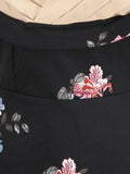 Women Party Rockabilly Vintage Midi Dress Sweetheart Sleeveless High Waist Floral 50s Robe Cotton Swing Flare