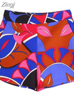 Print Women Skirt High Waist Short Skirts Woman Fashion 2023 Vintage Mini Skirt Y2k Streetwear Summer Elegant