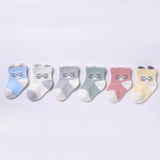 Pairs /lot 0 to 24M Summer Short Socks For Baby Cute Animal Newborn Infants Socks Extreme Soft Socks On Girls Boys