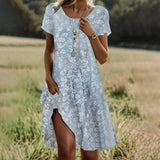 Hot Selling Literary And Art National Wind Round Collar Long