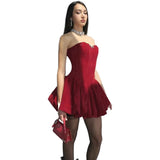 2025 Autumn And Winter New Women's Style Sexy One-Character Collar Tective Tective Temperament To Close The Waist