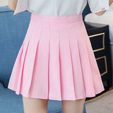 Skirt Short Skirt Woman 2025 New High-Rise Students With Half-Dress Small A-Character Skirt College Style Half
