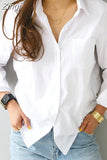 Ladies Blouse Cotton White Shirt Women Fashion Long Sleeve Shirts and Blouses Blusas Mujer De Moda OL Style Tops