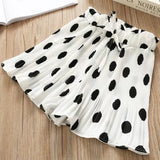 Pants Summer Elastic Chiffon Breathable Loose Wide Leg Pants Girl Clothes Casual Pleated Leggings for