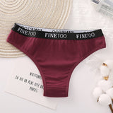 Cotton Women's Panties Letter Waist Underwear Female Underpants Comfortable Lady Low-Rise Panty Female Lingerie