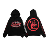 High Street Ins Minority Retro Print Letters Loose Hooded Sweaters For Men And Women In Autumn And