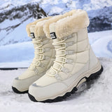 Cotton Boots Outdoor Women With Thick Thick Snow Boots Large Size Women's