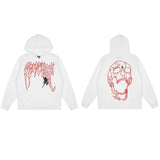 Brand Sweater Keel Smoke Couple Skull Men And Women Loose High Street Pure Cotton