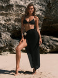 New Spice Girls Small Dresses Flower Beach Set Solid Bikini Three-Piece Vacation Swimsuit For