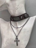 Gothic Cross Choker