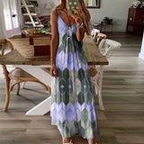 Sleeve Women's Summer Casual Printed Camisole Long