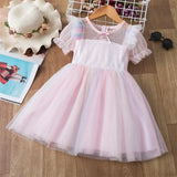 Girls Winter Dress 2021 Brand Backless Teenage Party Unicorn Princess Dress Children Costume for Kids Clothes Pink