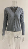 Zingj And Winter New Knit Cardigan Female Loose Jacket With Woolen Sweater V-Neck Sweater Coat Women's Clothing-Outfit