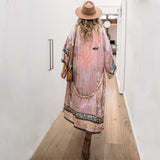 Kaftan Beach Tunic Beach Cover up Saida de Praia Swimsuit Women Bikini cover up Pareo Sarong Beachwear