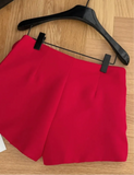 High Waist Three-Dimensional Rose Shorts- Outfit