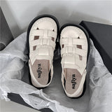 Summer, The New Baotou Thick-Soled Sandals Are Hollowed Out And Breathable To Wear Small Heightened Sandals Spot Sandals For