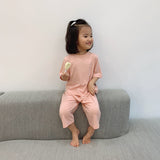 Years Solid Color Baby Clothes Set Summer Modal Newborn Baby Boys Girls Clothes 2PCS Baby Pajamas Unisex Kids Clothing