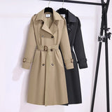 Korea Dongdaemun Classic Long Fashion Windwear Women's Autumn New Korean Version Of Waist Coat In