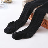 0 to 12 Yrs Combed Cotton Children's Tights Cable Knitted Girls Pantyhose High Quality Warm Tights Baby Girls