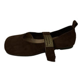 Spring And Autumn 2025 New Retro-Sensitive Red Single Shoe Fashion Korean Version Of The Flat Design Mary Precious