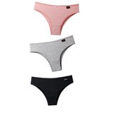 Women's Panties Cotton Brazilian Underwear Women Sexy V Waist Women's Thong Female Underpants Intimate
